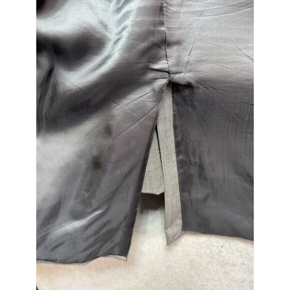 Corneliani Jacket Extra Fine Virgin Wool 46 US Made in Italy Gray Blazer - Picture 12 of 15